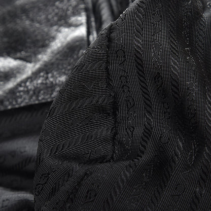 Prada Cervo Lux Chain Shoulder Bag Nero Black 9 of 10