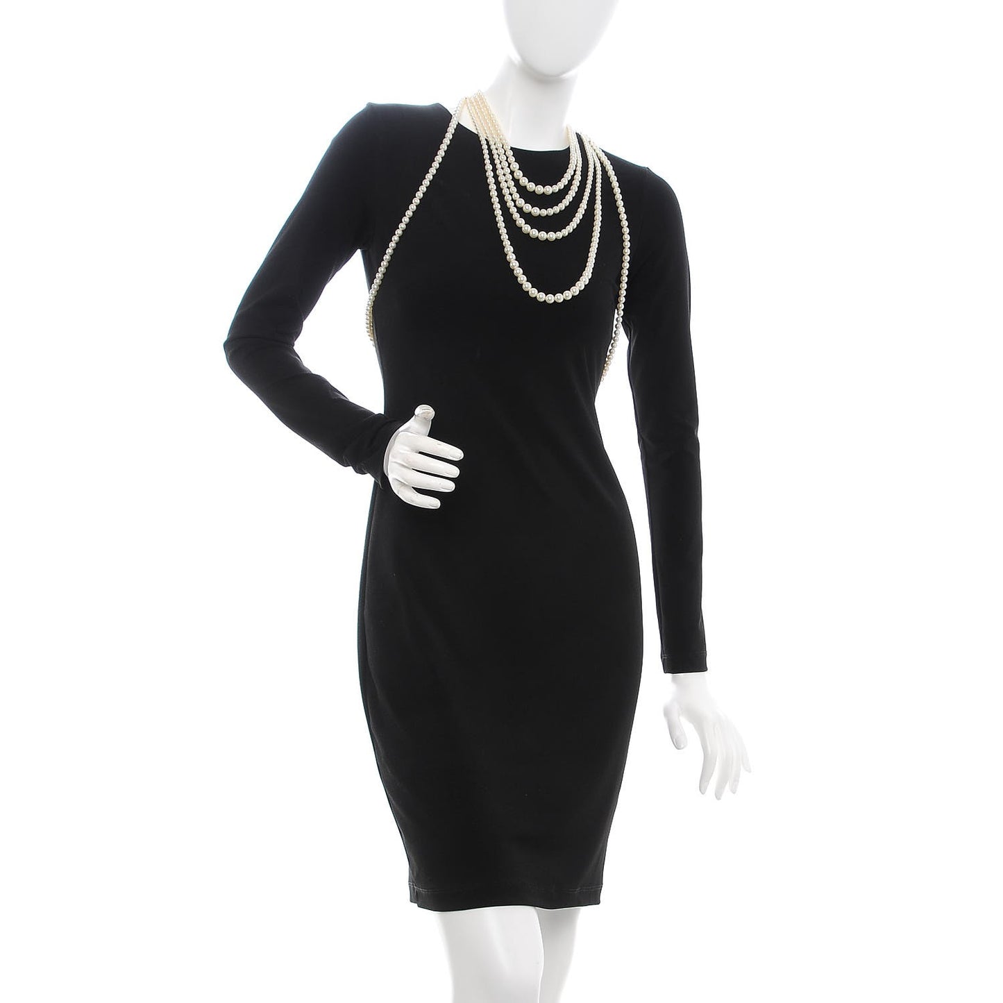 Pearl Gripoix Poured Glass CC Harness Gold