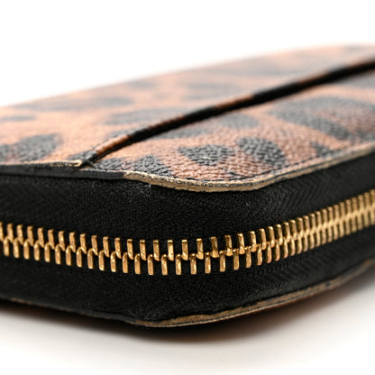 Dolce & Gabbana Dauphine Leopard Print Zip Around Wallet 9 of 9