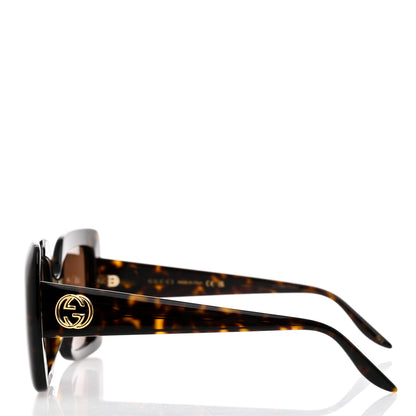 Gucci Acetate Square Frame Sunglasses GG0896S Tortoise 3 of 8