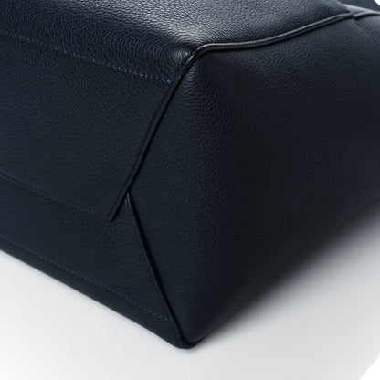 Celine Soft Grained Calfskin Sangle Bucket Bag Navy Blue 8 of 8