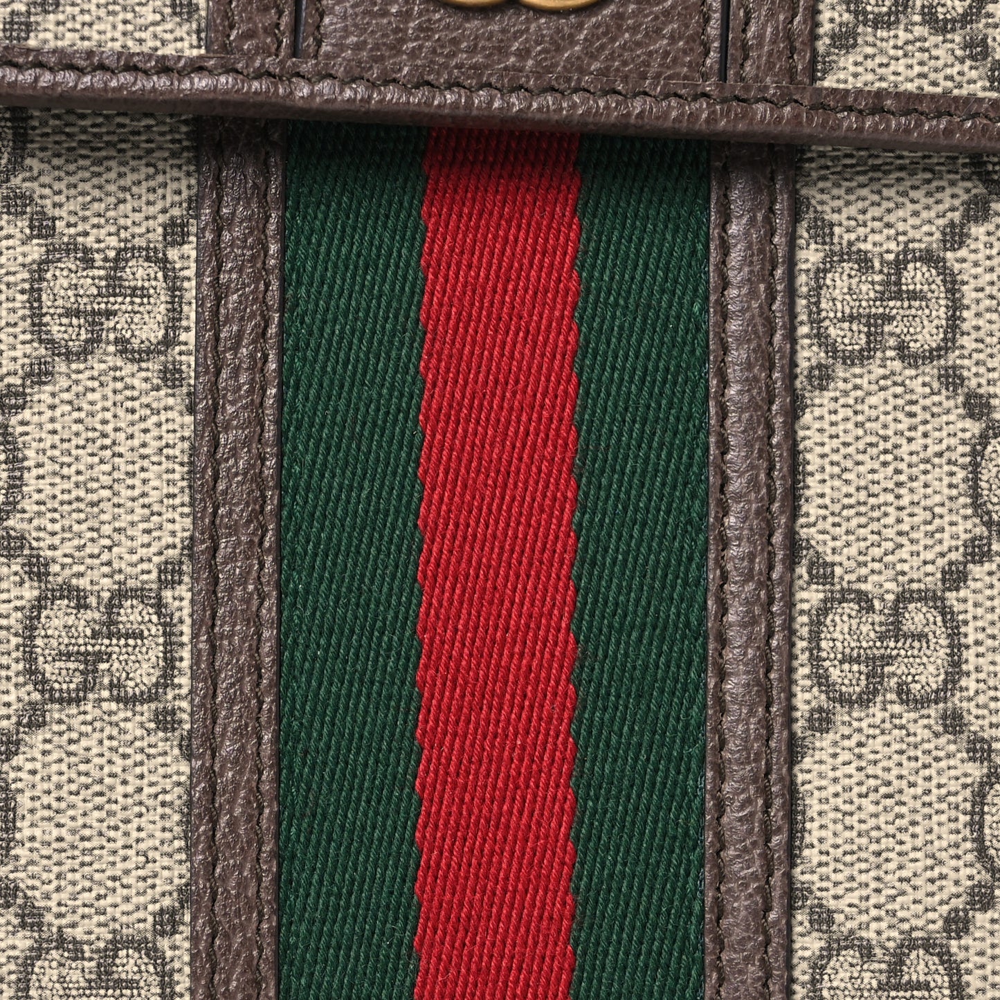 GG Supreme Monogram Web Mini Ophidia Crossbody Bag Beige New Acero