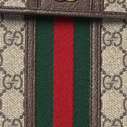 Gucci GG Supreme Monogram Web Mini Ophidia Crossbody Bag Beige New Acero 8 of 14