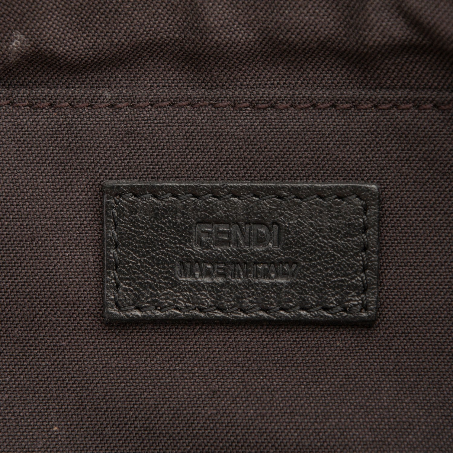 Fendi Zucca Pochette Tobacco 6 of 7