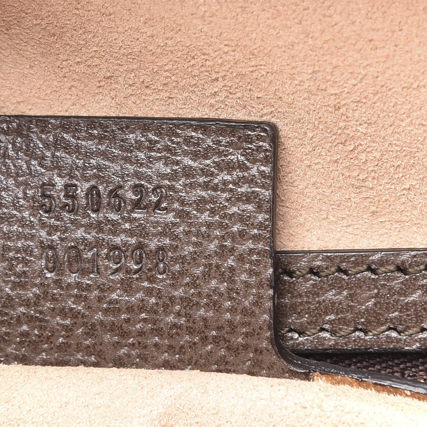 Gucci GG Supreme Monogram Web Small Ophidia Top Handle Shoulder Bag Brown 6 of 10