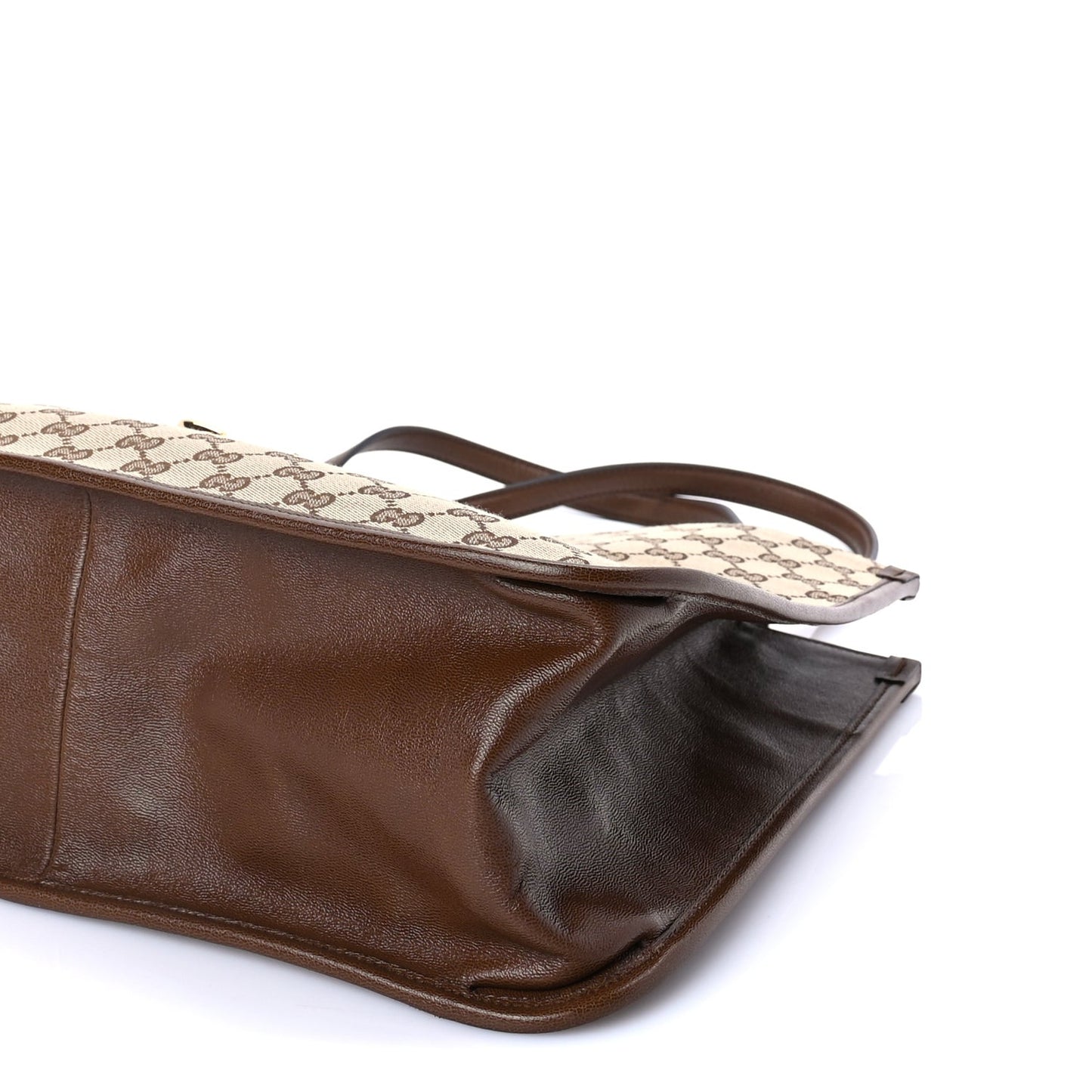 Monogram Horsebit 1955 Tote Bag Beige  Brown Sugar