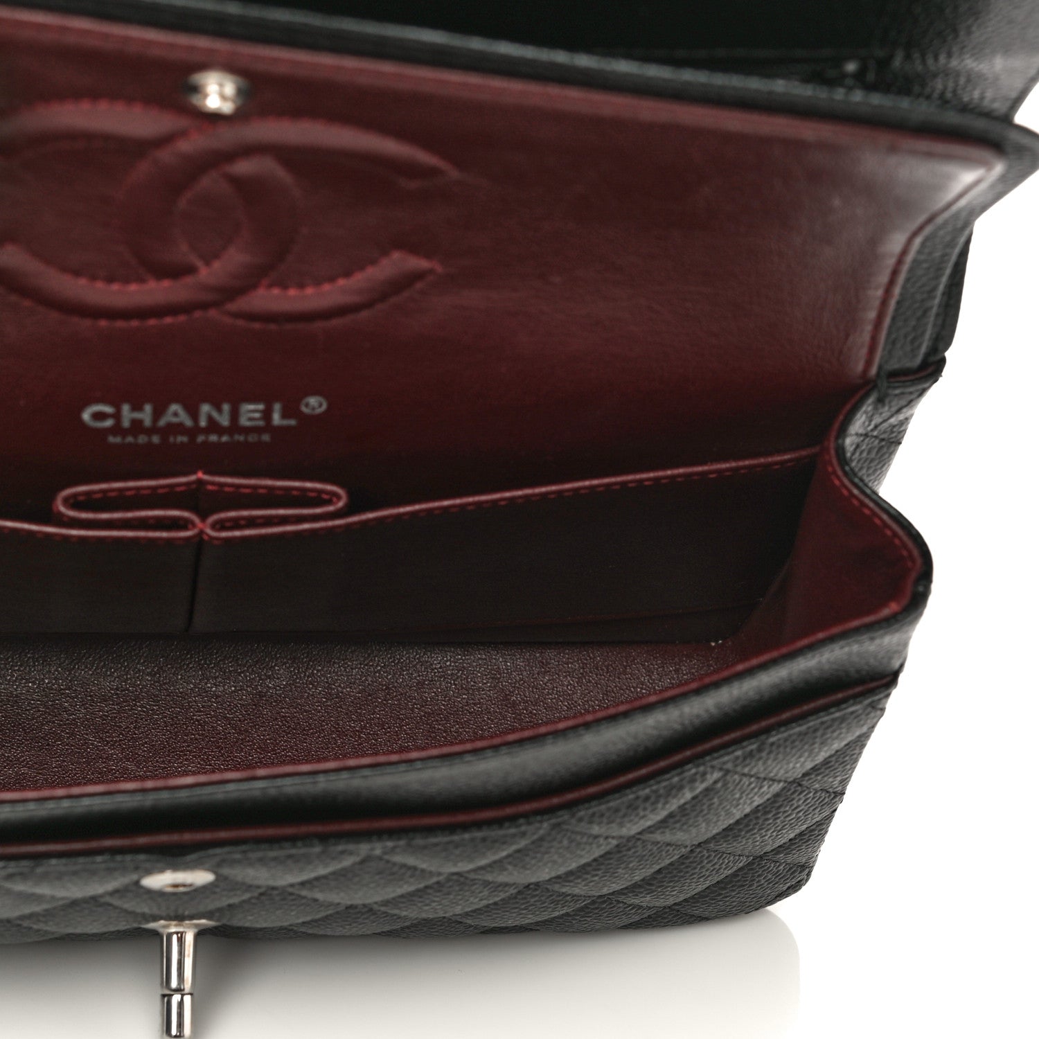 Chanel Caviar Quilted Medium Double Flap Black 5 of 10