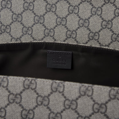 Gucci GG Plus Monogram Messenger Diaper Bag Dark Brown 8 of 12