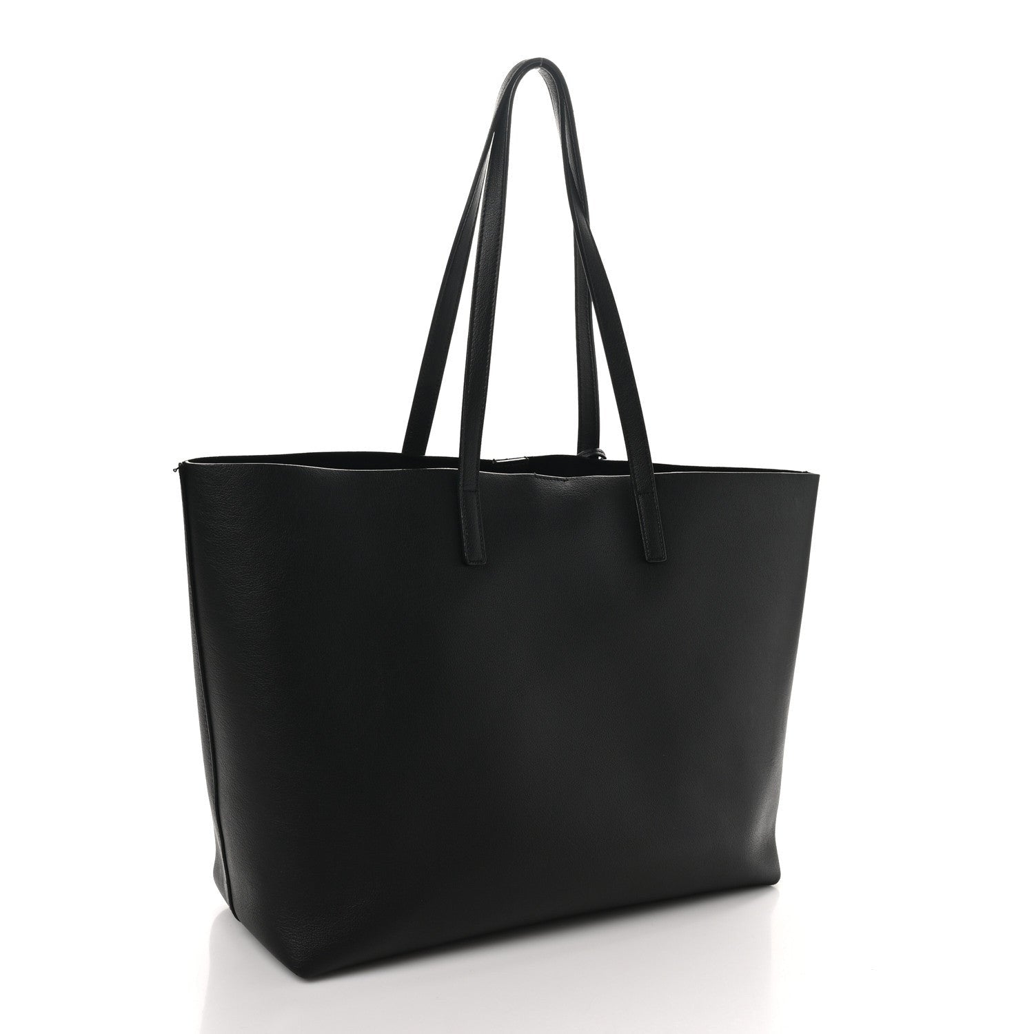 Saint Laurent Calfskin Large Shopping Tote Black 4 of 7