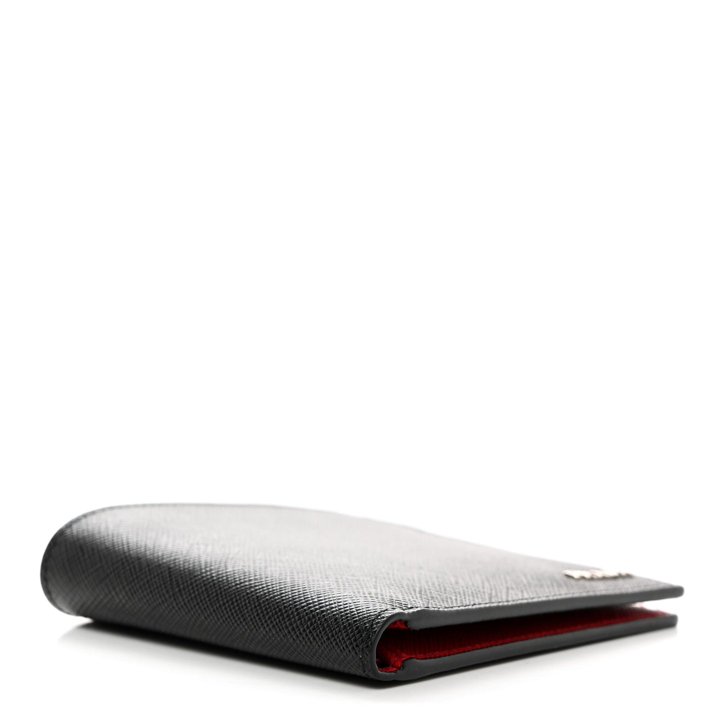 Saffiano Bi-Fold Wallet Black Fuoco
