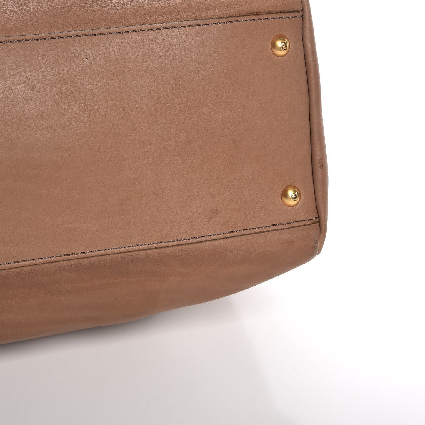 Vitello Saddle Large Peekaboo Iconic Satchel Moro