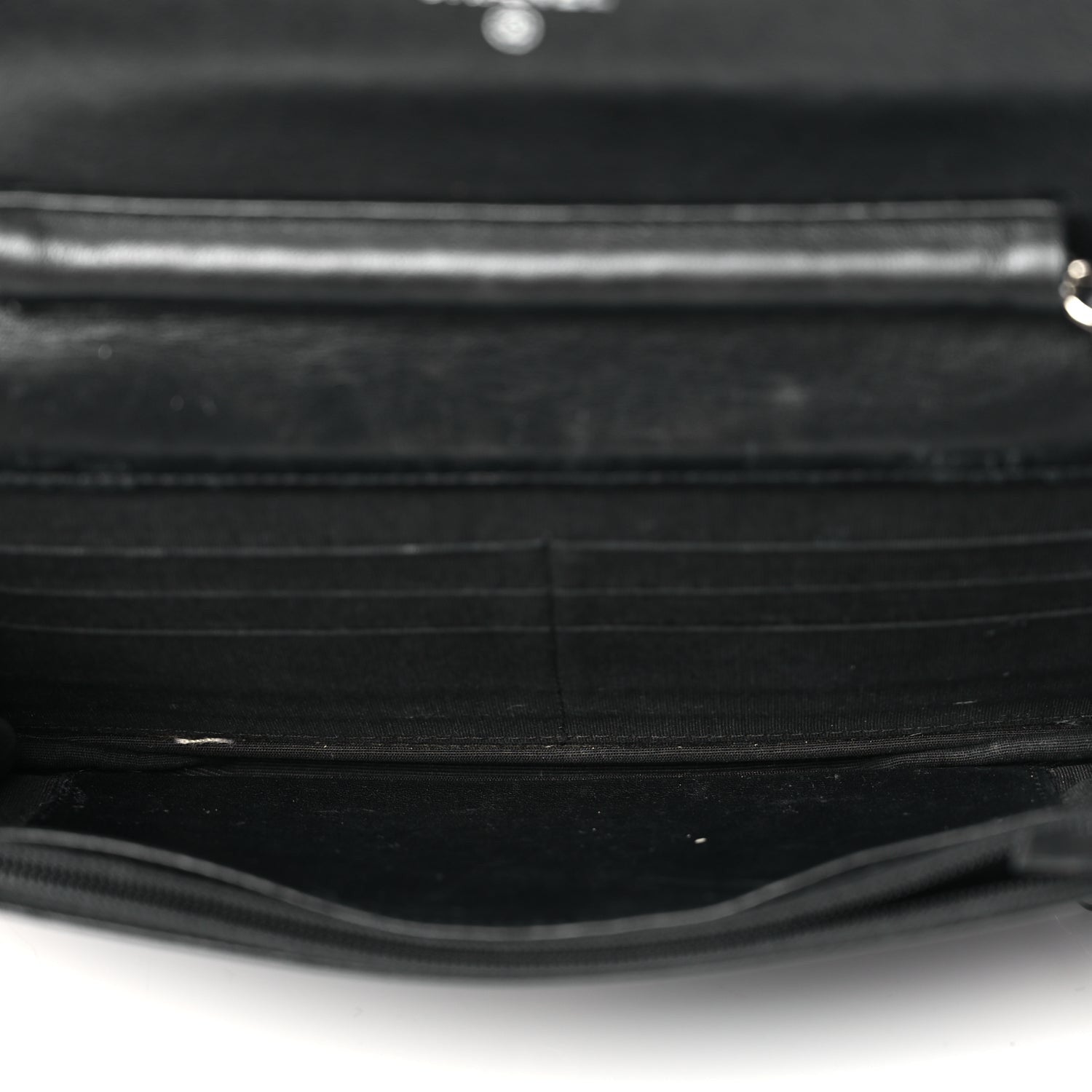 Chanel Caviar Timeless CC Wallet On Chain WOC Black 4 of 11