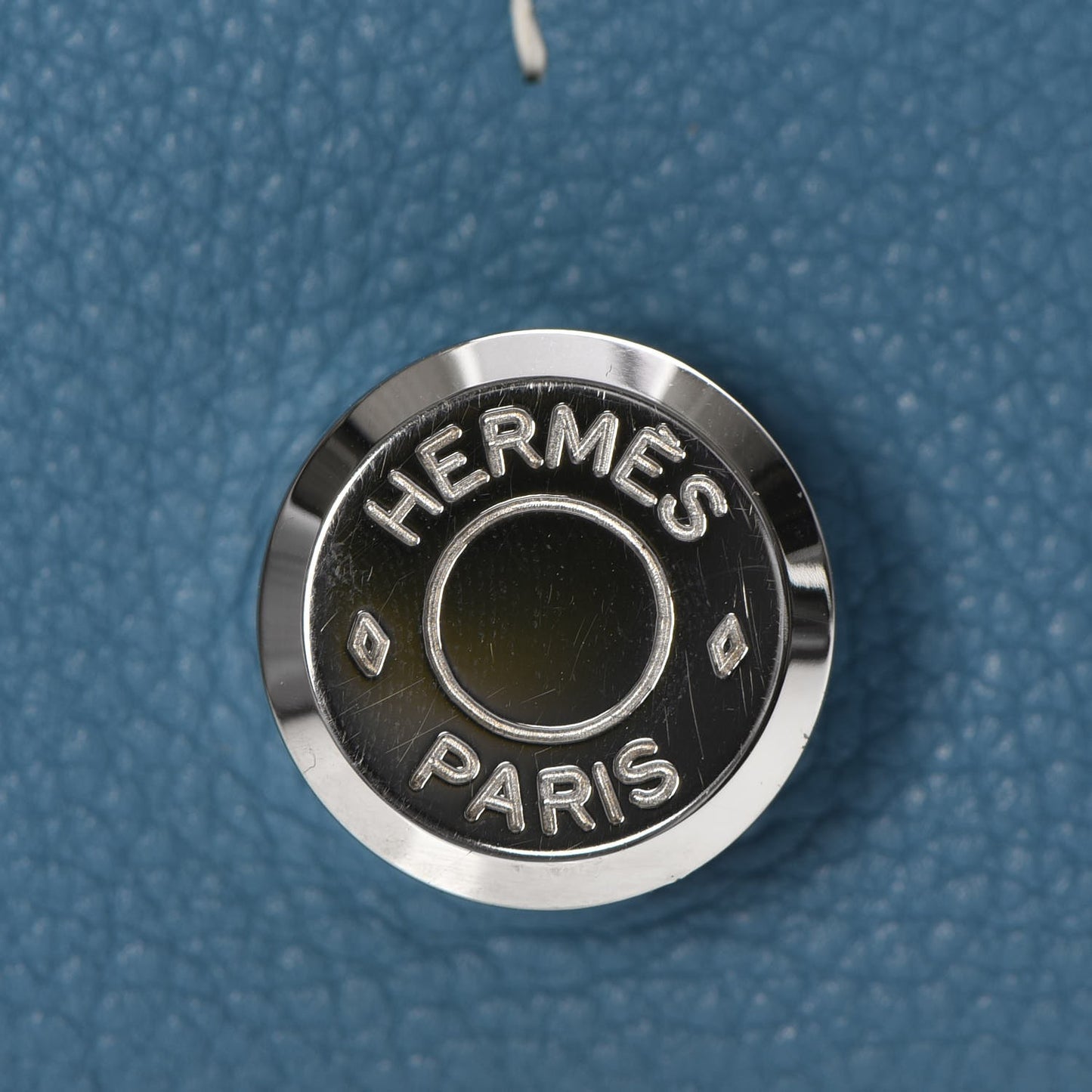 Togo Dogon Duo Wallet Blue Jean