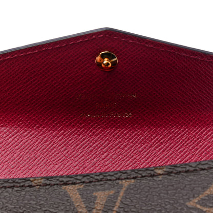 Louis Vuitton Monogram Sarah Multicartes Fuchsia 4 of 5