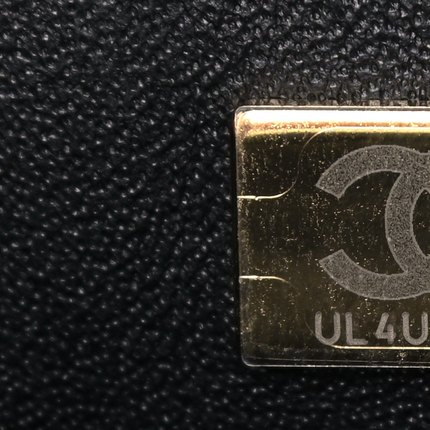 Lambskin Quilted Mini Rectangular Flap Black