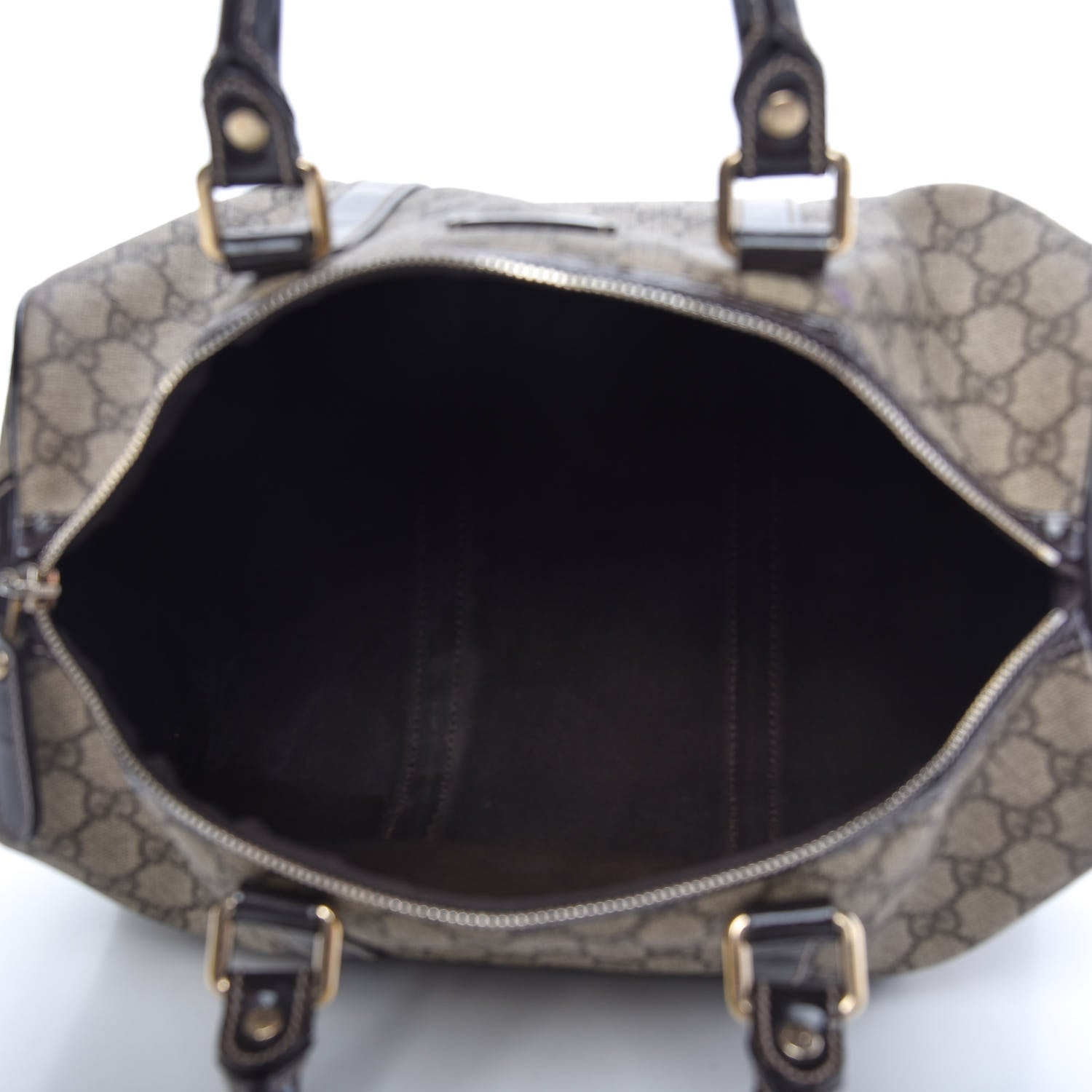 Gucci GG Plus Monogram Medium Joy Boston Dark Brown 5 of 14