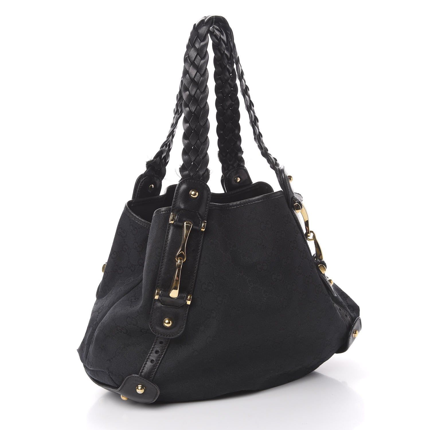 Gucci Monogram Small Pelham Shoulder Bag Black 3 of 14