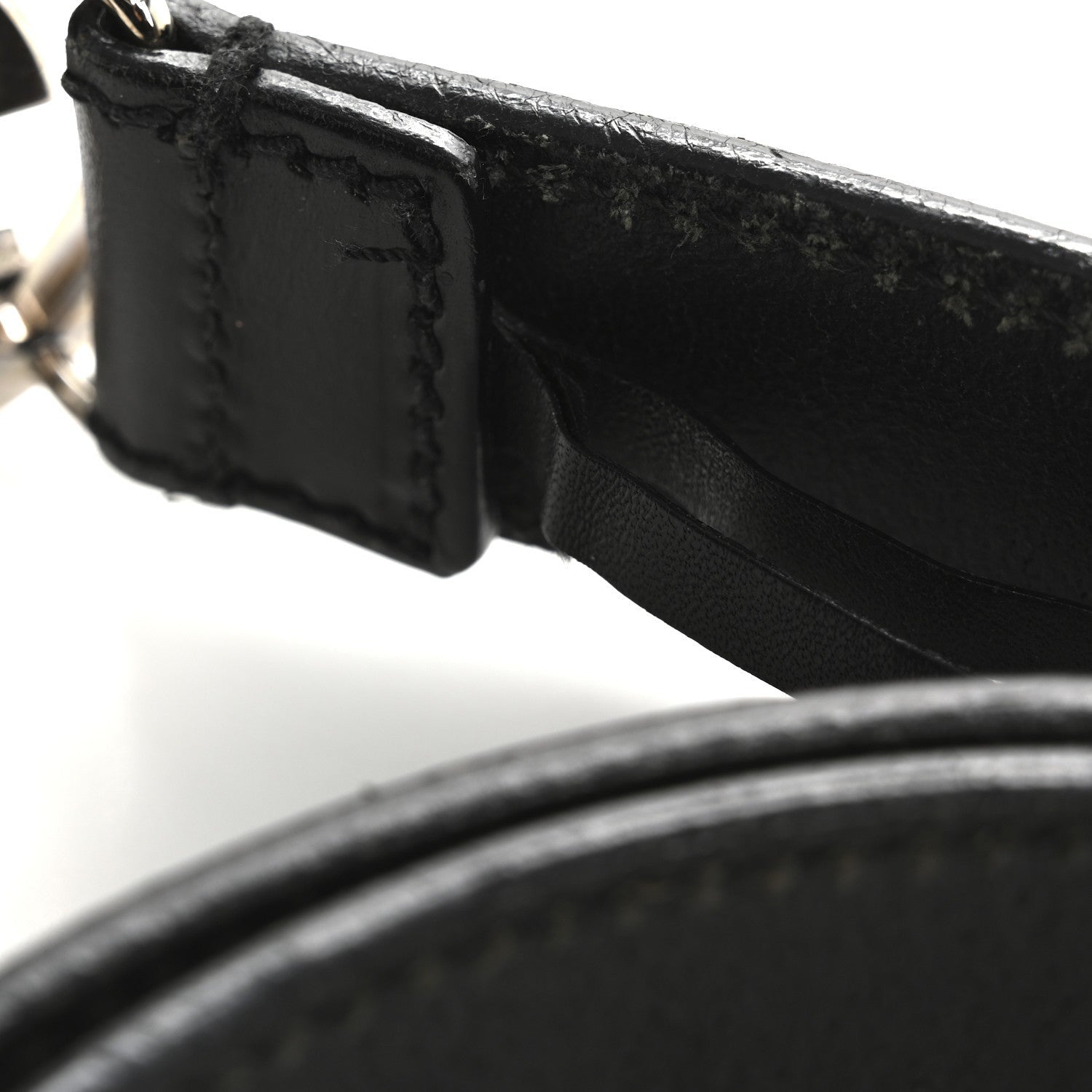 Gucci Calfskin InterLocking G Belt 85 34 Black 7 of 7