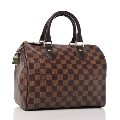Louis Vuitton Damier Ebene Speedy 25 3 of 10