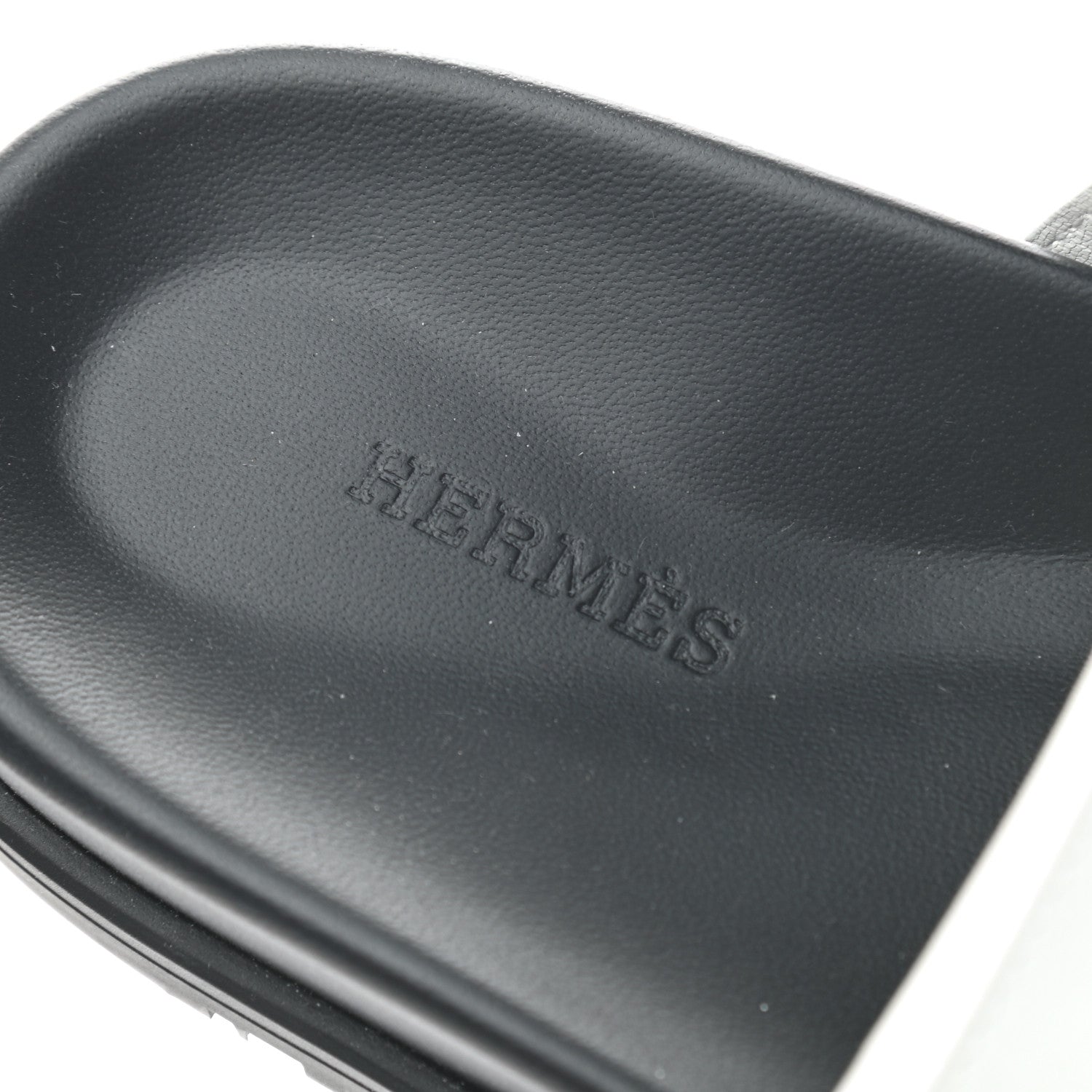 Hermes Calfskin Womens Chypre Sandals 39 White 7 of 7