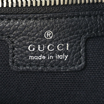 Gucci Grained Calfskin Large B Shoulder Bag Black 5 of 8