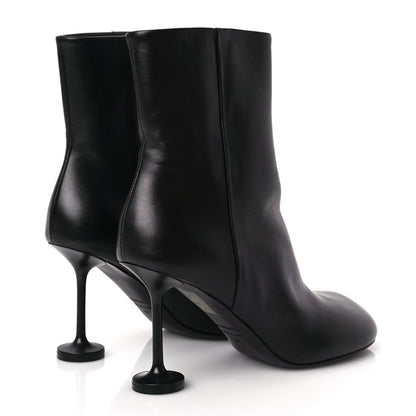 Balenciaga Soft Leather Lady Pedestal 90mm Booties 37 Black 5 of 8