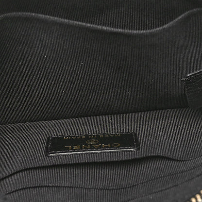 Chanel Caviar Quilted Small Boy Cosmetic Case Black 5 of 9