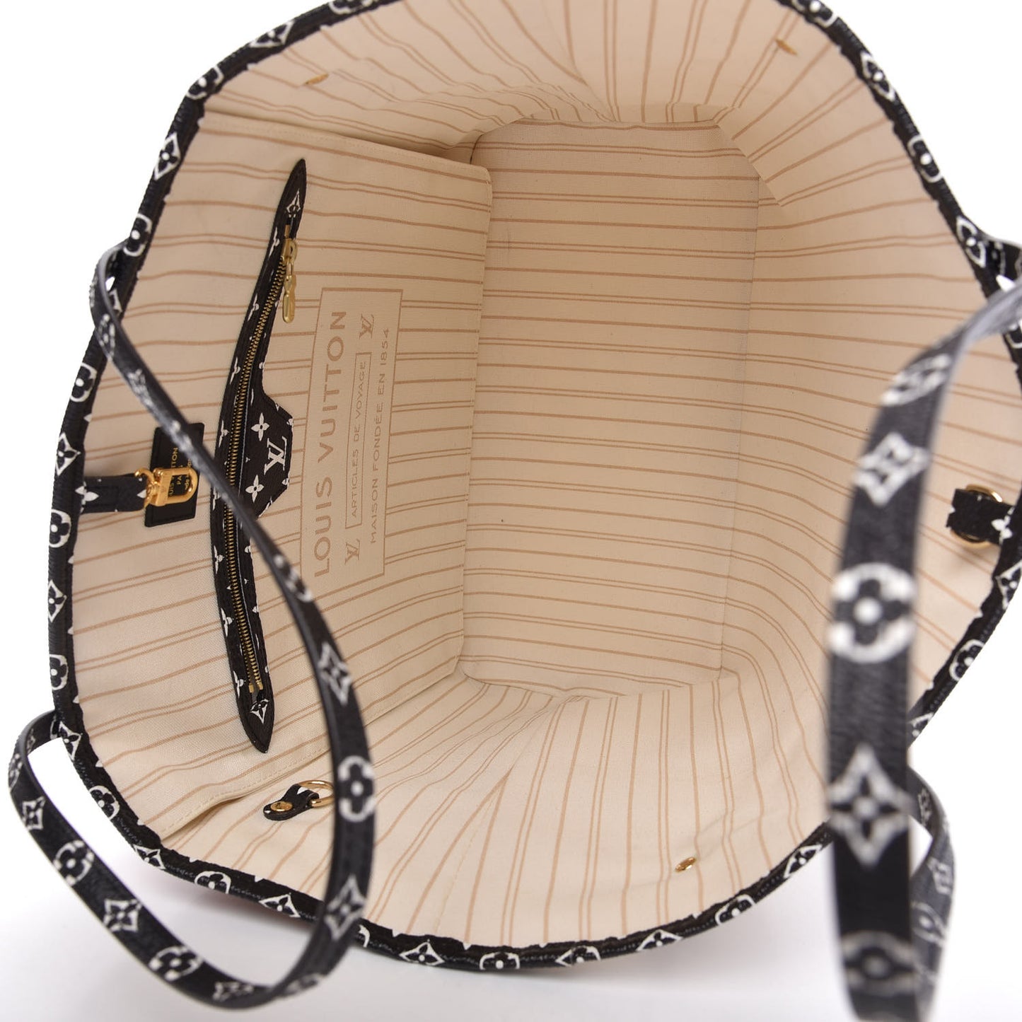 Monogram Giant Jungle Neverfull MM Ivory