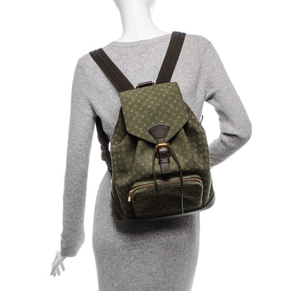 Louis Vuitton Mini Monogram Montsouris GM Backpack Kaki 2 of 6