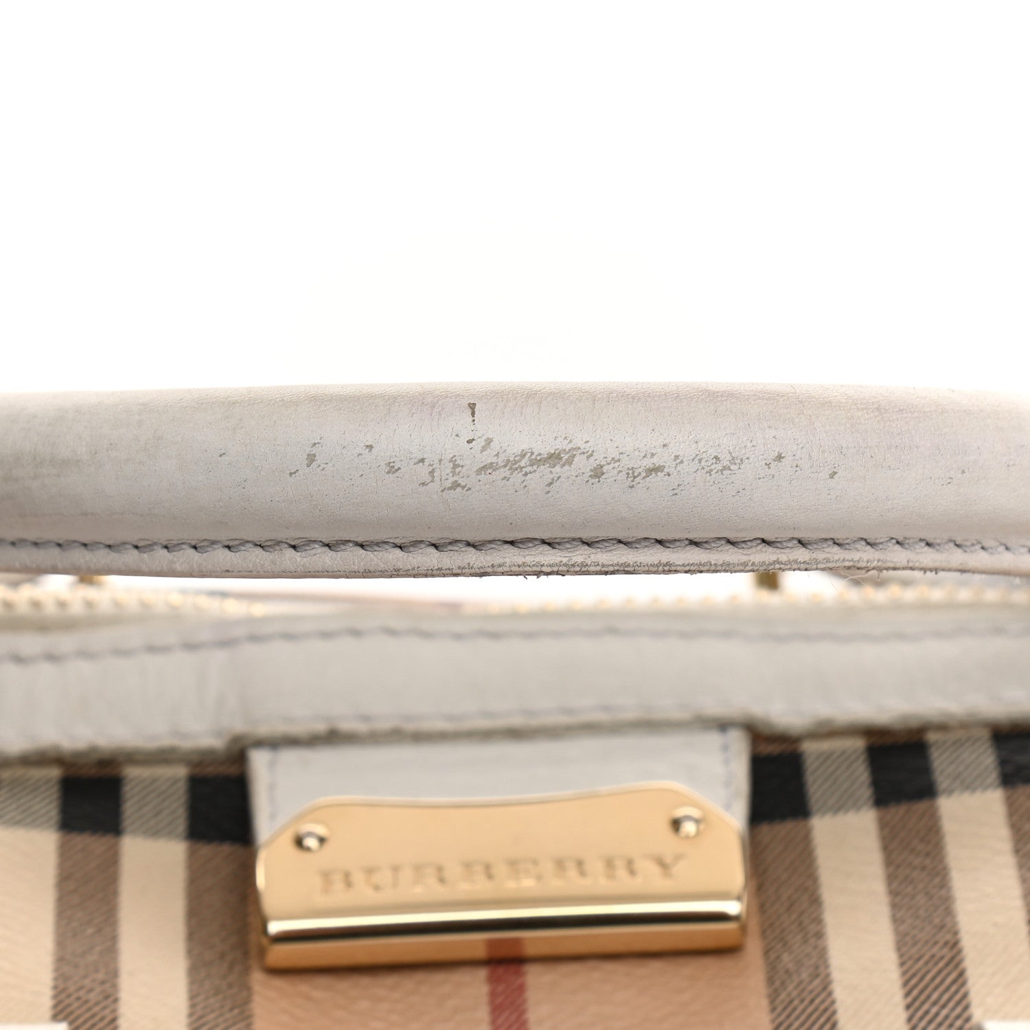 Burberry Haymarket Check Small Gladstone White 40 of 41