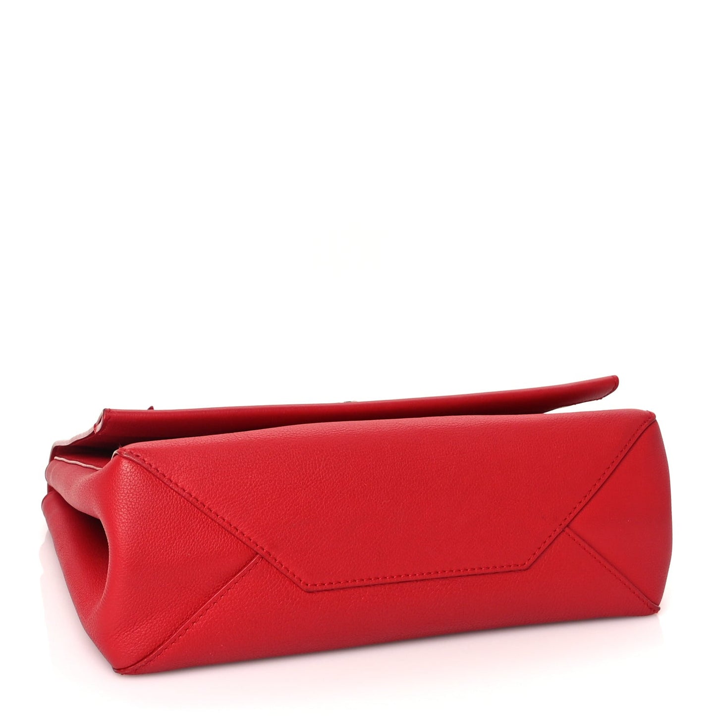 Soft Calfskin Lockme II Top Handle Rubis