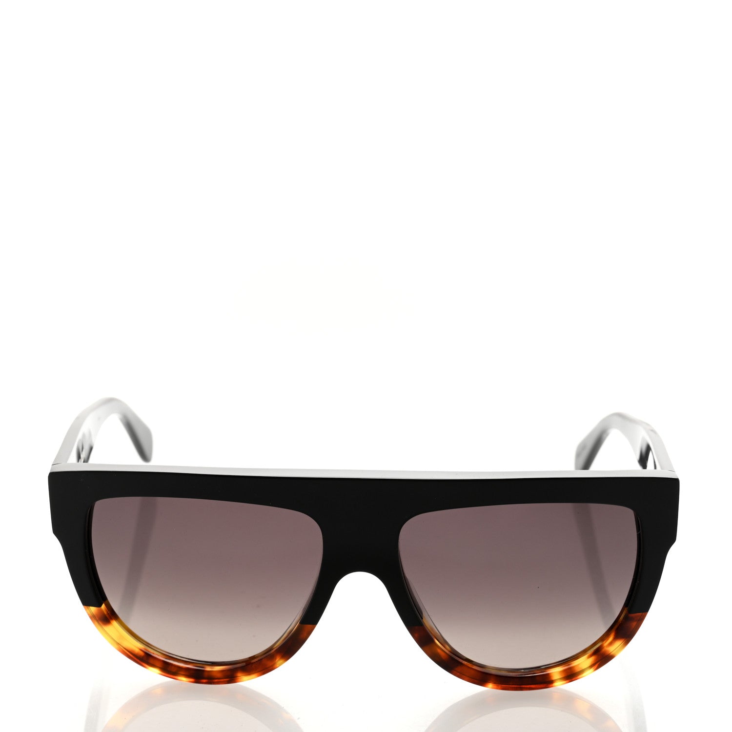 Celine Shadow Sunglasses CL 4001IN Black Havana 2 of 8