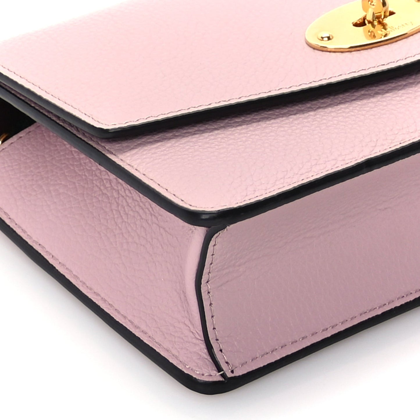 Natural Grain Calfskin Small Darley Satchel  Blossom