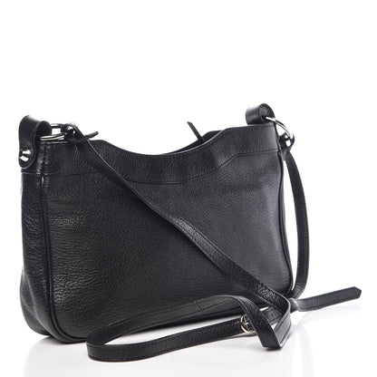 Balenciaga Chevre Silver Metallic Edge Hardware Hip Black 3 of 7