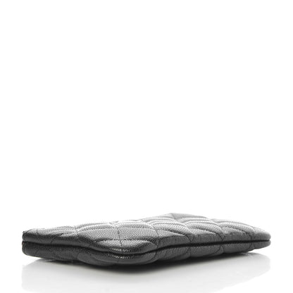 Chanel Caviar Quilted Small Cosmetic Case Black 4 of 7