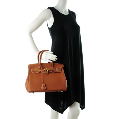 Hermes Togo Birkin 30 Gold 2 of 23