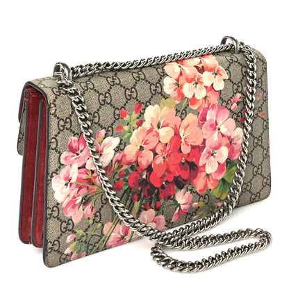 Gucci GG Supreme Monogram Blooms Small Dionysus Shoulder Bag Beige Multicolor Dry Rose 2 of 7