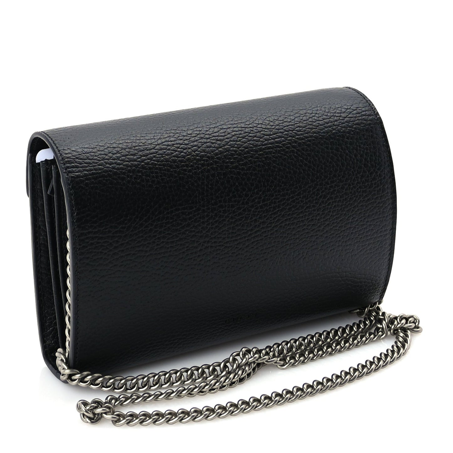 Calfskin Mini Dionysus Chain Wallet Black