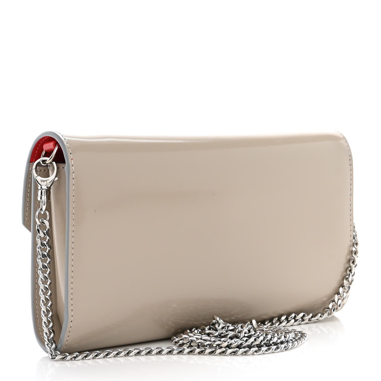 Christian Louboutin Patent Calfskin Loubi54 Wallet On Chain Goose 3 of 11