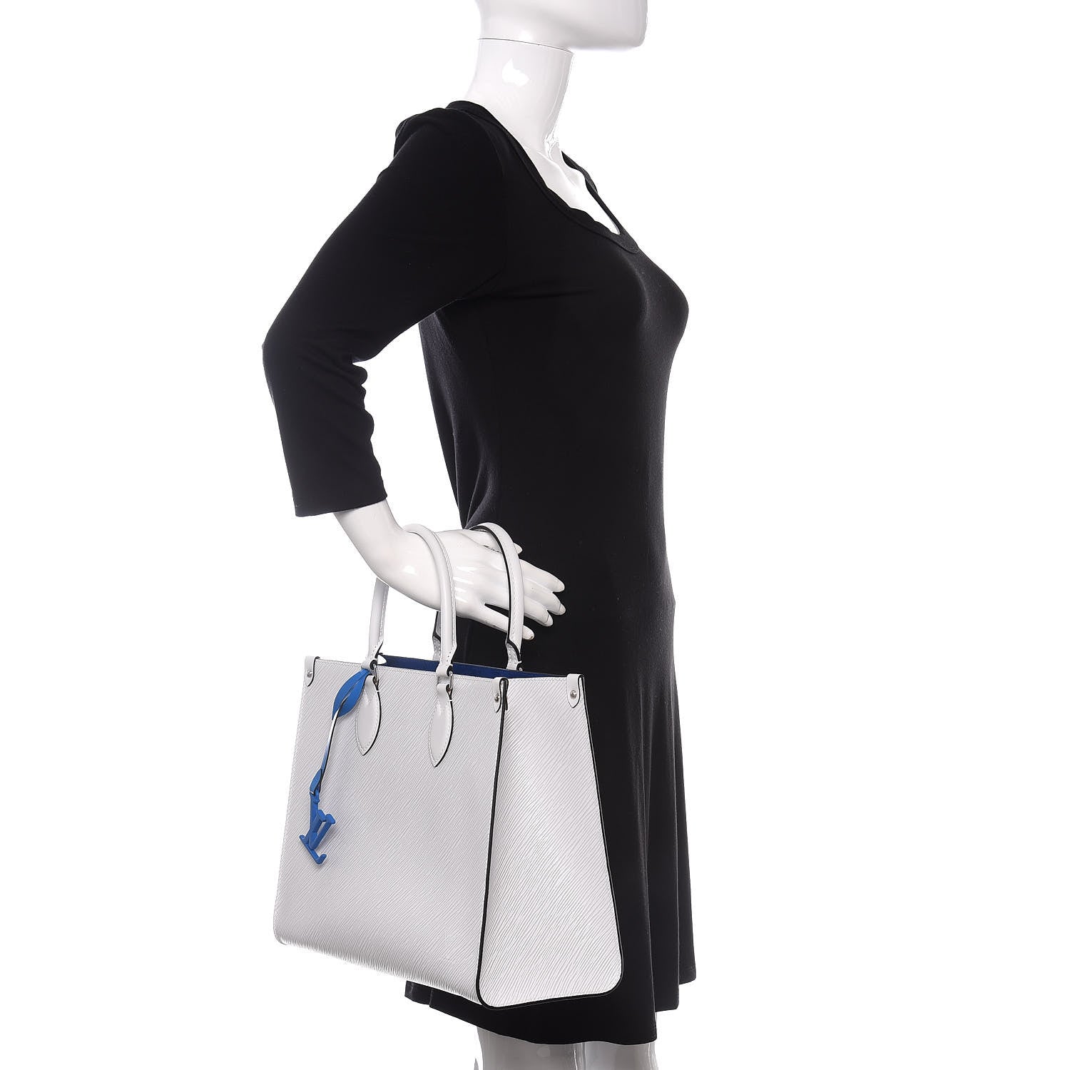 Louis Vuitton Epi Onthego MM White 3 of 11