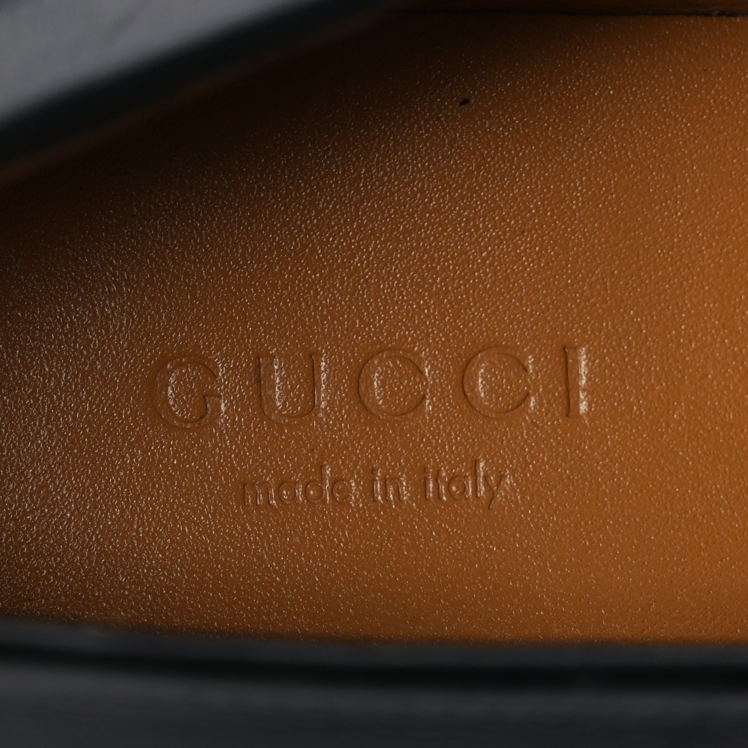 Gucci Calfskin Womens Jordaan Loafers 37.5 Black 8 of 9