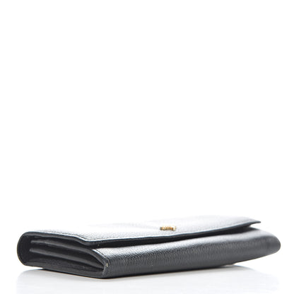 Mulberry Classic Grain Small Tree Continental Wallet Black 4 of 14