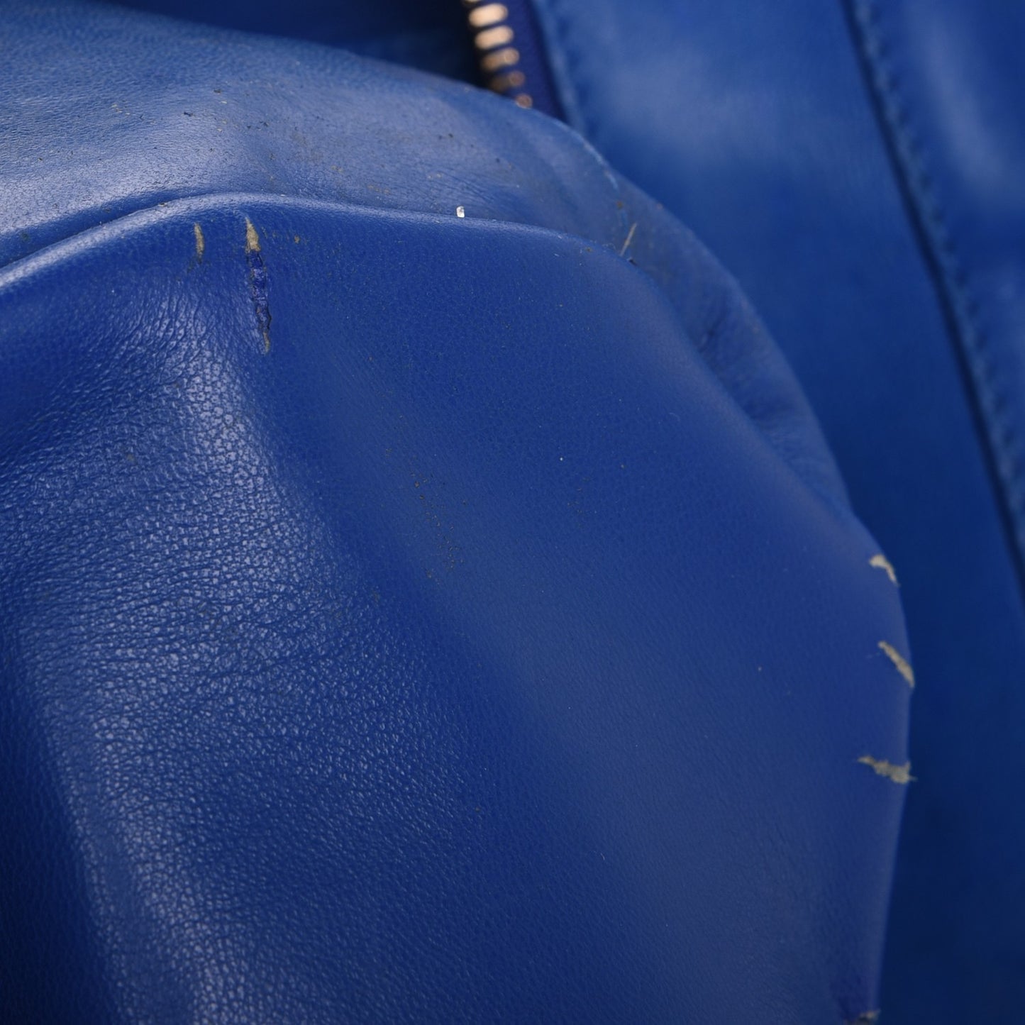 Smooth Calfskin Mini Luggage Electric Blue