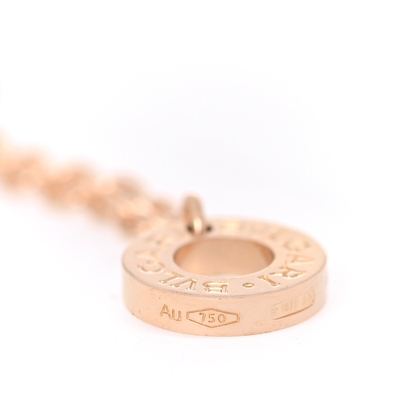 18K Rose Gold B.Zero1 Pendant Necklace