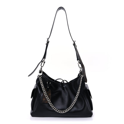 Louis Vuitton Lambskin CarryAll Cargo Vibe PM Black 1 of 7