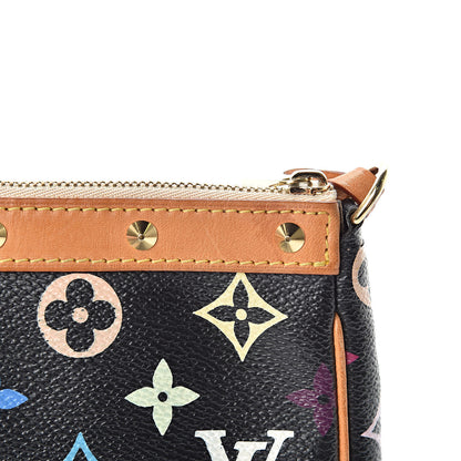 Louis Vuitton Monogram Multicolor Pochette Accessories Black 15 of 15