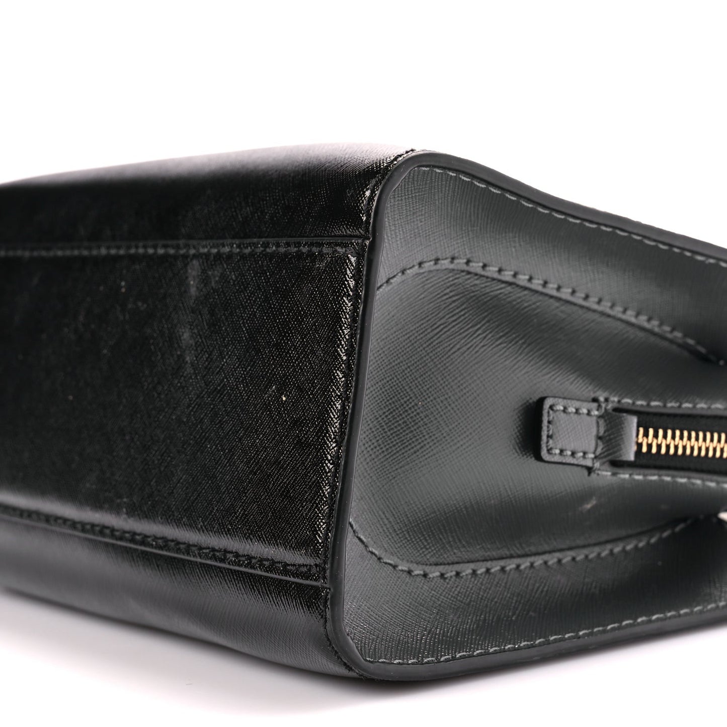 Saffiano Snapshot Tote Black Multicolor