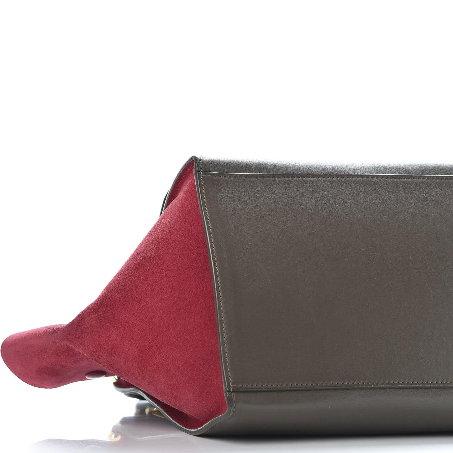 Calfskin Suede Medium Tri-Color Trapeze