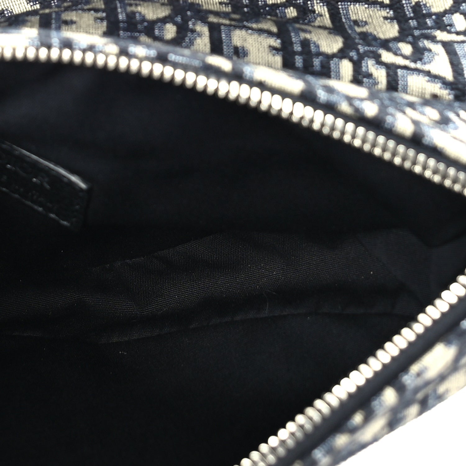 Christian Dior Oblique Mens Saddle Bag  Blue 4 of 8