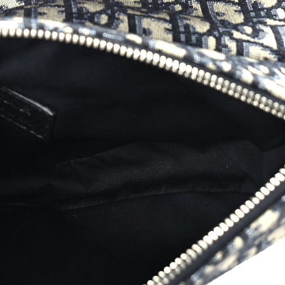 Christian Dior Oblique Mens Saddle Bag  Blue 4 of 8